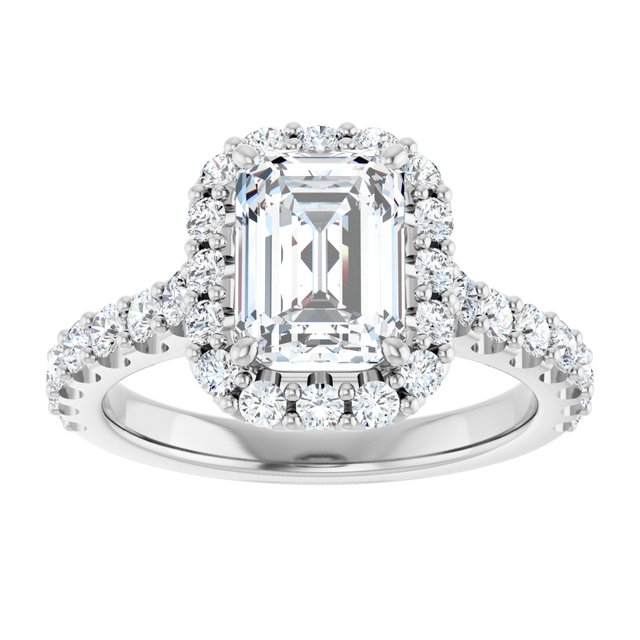 Halo-Style Engagement Ring