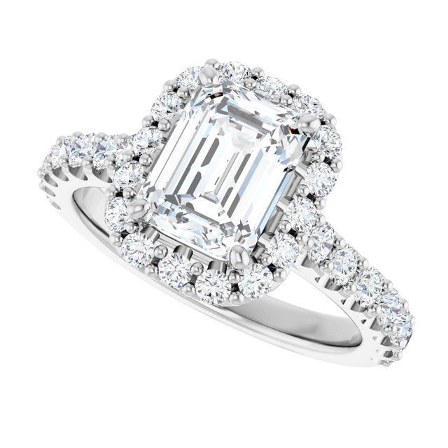 Halo-Style Engagement Ring
