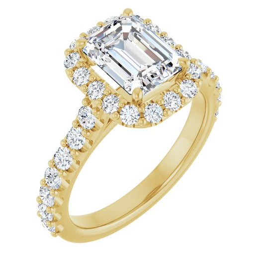 Halo-Style Engagement Ring