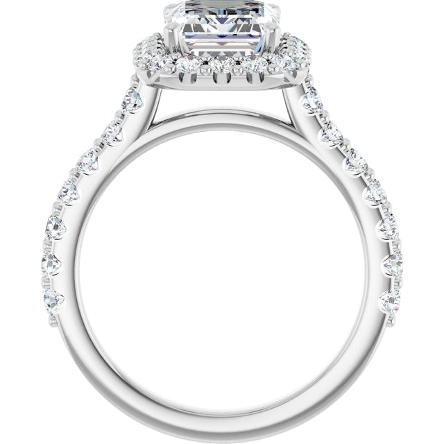 Halo-Style Engagement Ring