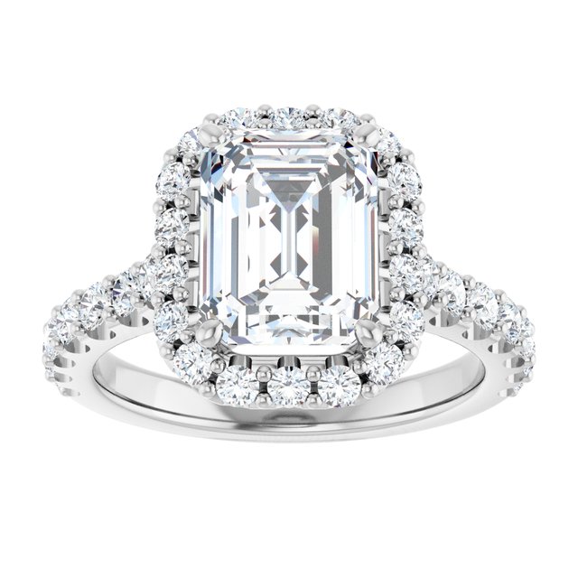 Halo-Style Engagement Ring