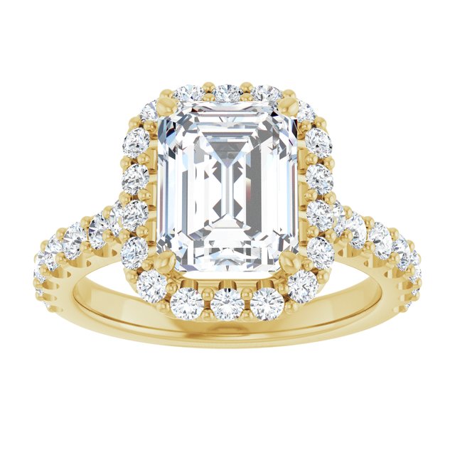 Halo-Style Engagement Ring