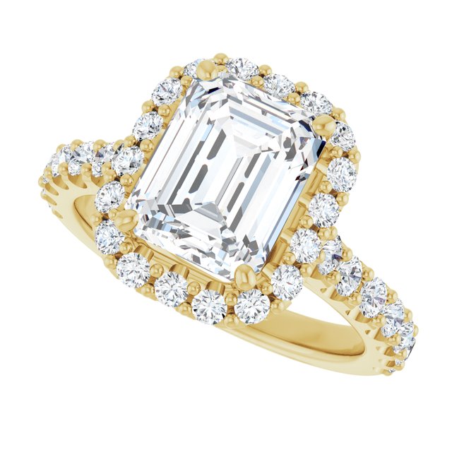 Halo-Style Engagement Ring