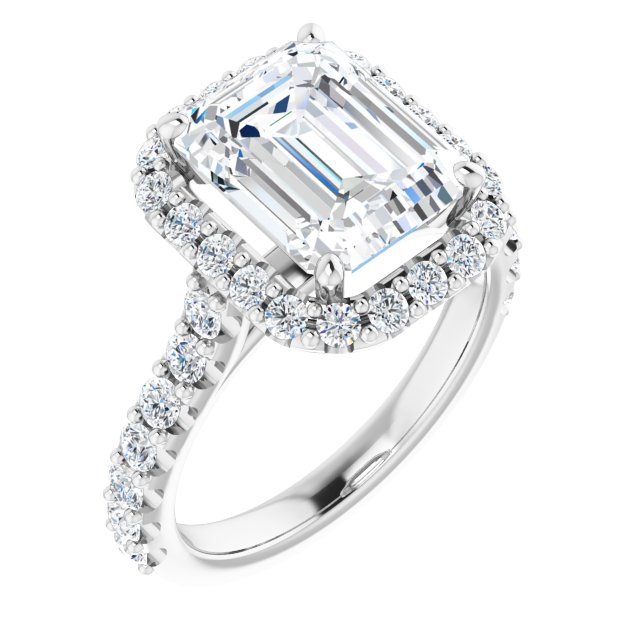 Halo-Style Engagement Ring
