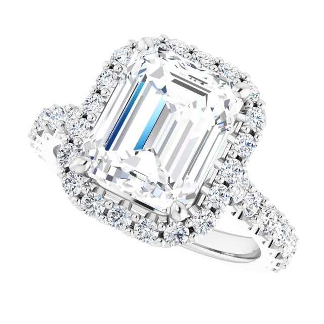 Halo-Style Engagement Ring