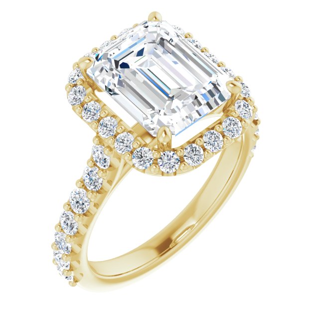 Halo-Style Engagement Ring