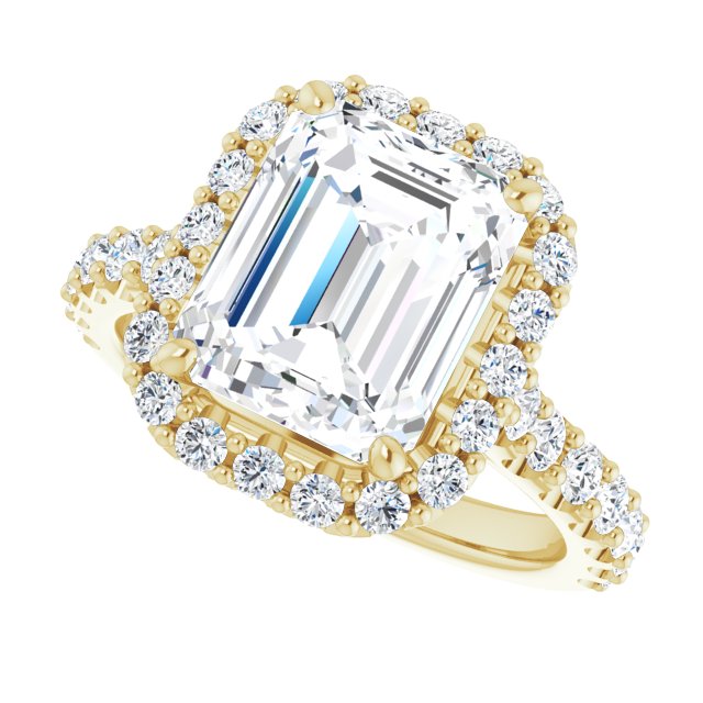 Halo-Style Engagement Ring