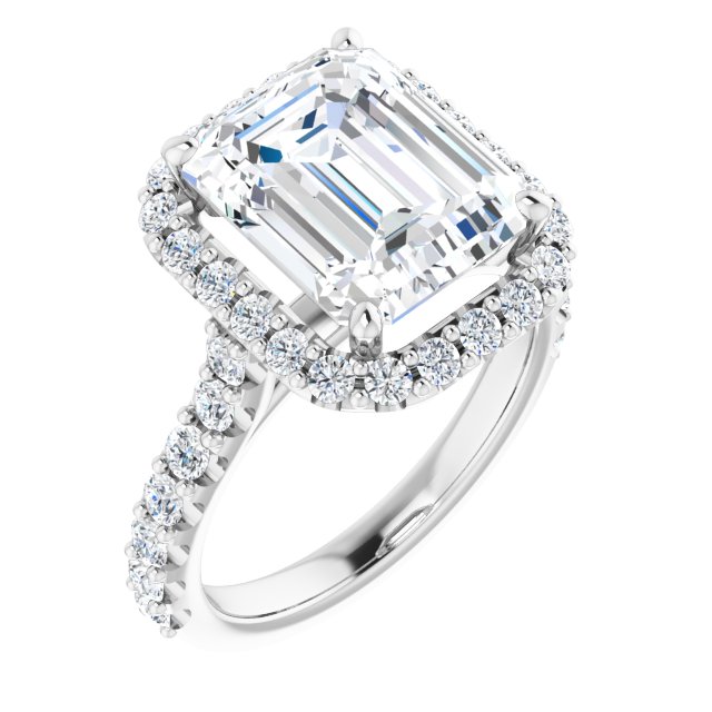 Halo-Style Engagement Ring