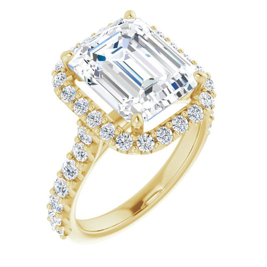Halo-Style Engagement Ring