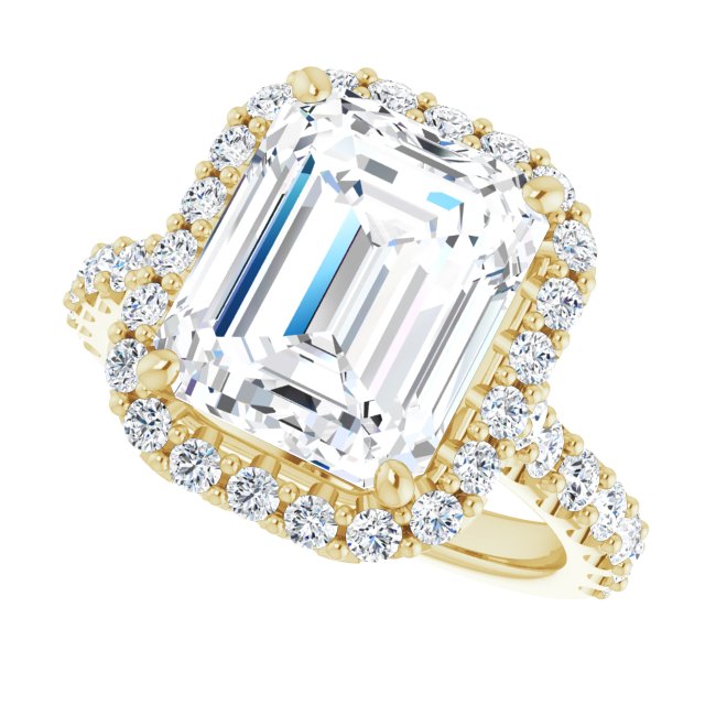 Halo-Style Engagement Ring