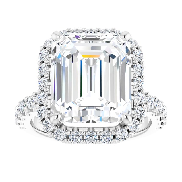Halo-Style Engagement Ring