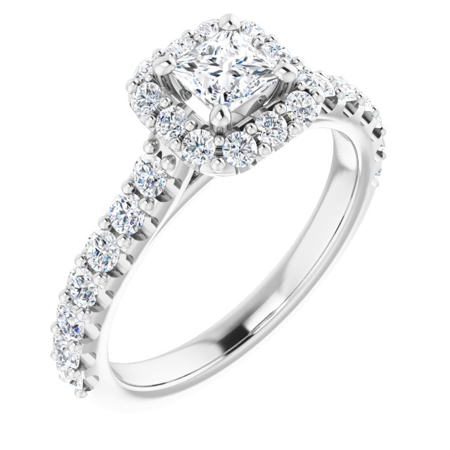 Halo-Style Engagement Ring