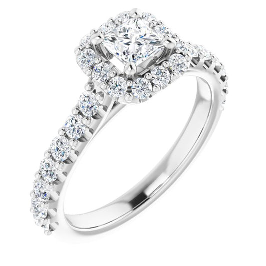 Halo-Style Engagement Ring