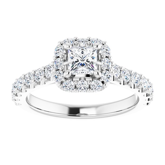 Halo-Style Engagement Ring