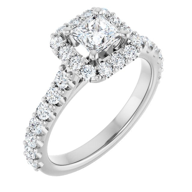 Halo-Style Engagement Ring