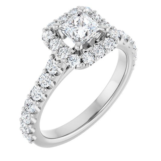 Halo-Style Engagement Ring