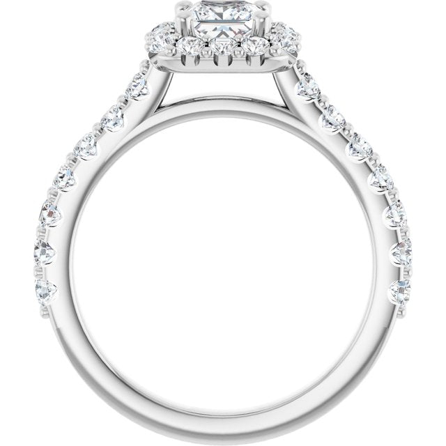 Halo-Style Engagement Ring