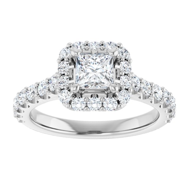 Halo-Style Engagement Ring