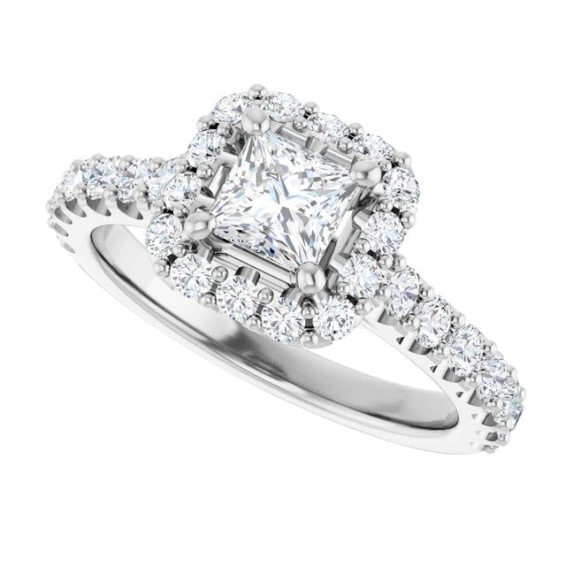 Halo-Style Engagement Ring