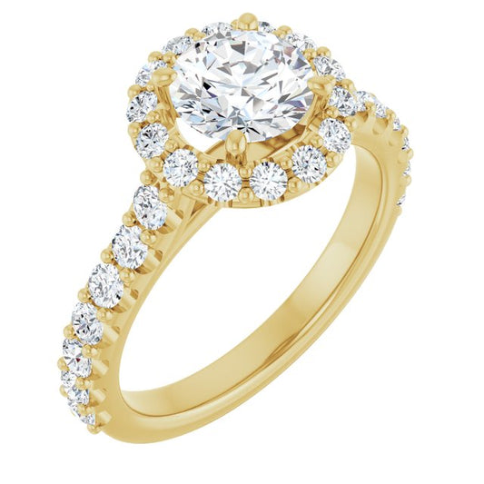 Halo-Style Engagement Ring