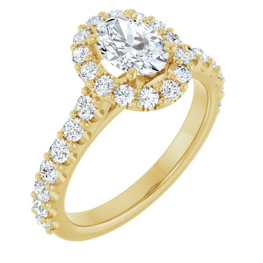 Halo-Style Engagement Ring