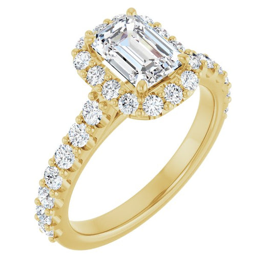 Halo-Style Engagement Ring