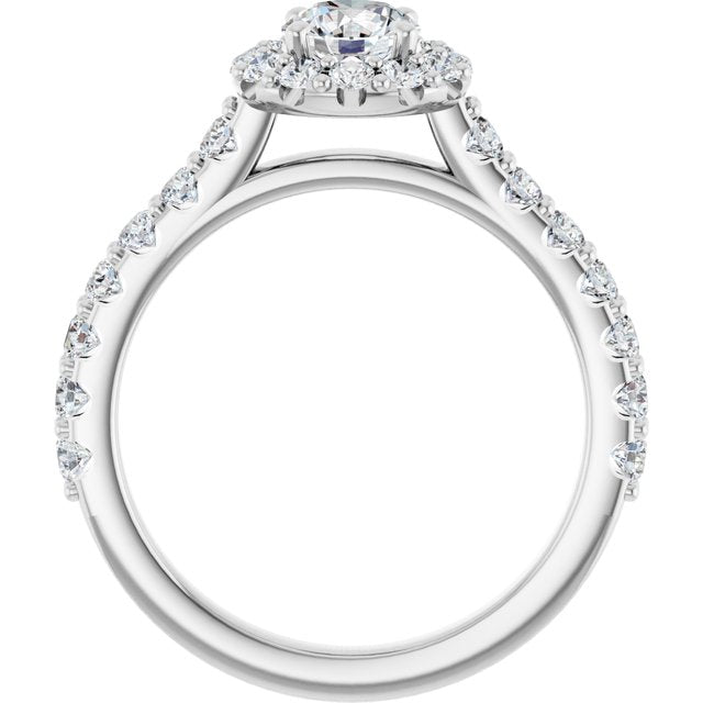 Halo-Style Engagement Ring