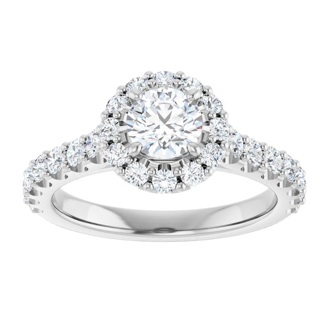 Halo-Style Engagement Ring