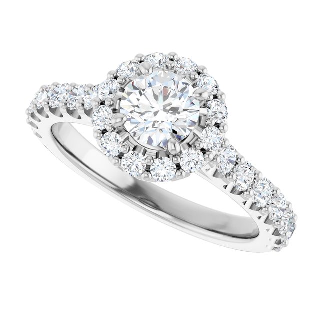 Halo-Style Engagement Ring