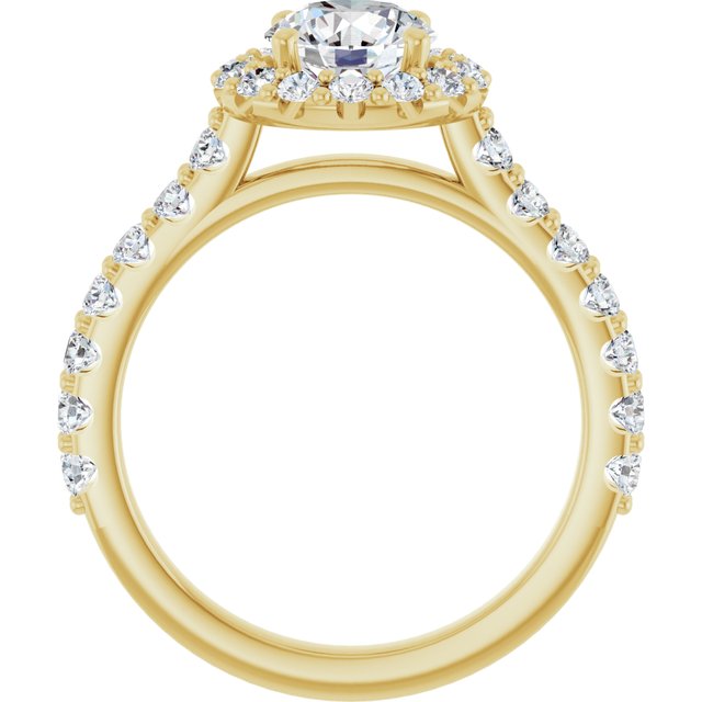 Halo-Style Engagement Ring