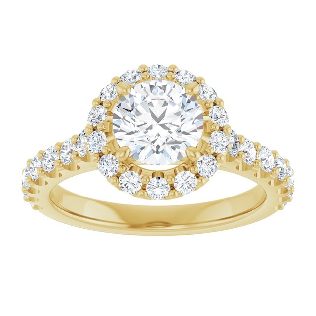 Halo-Style Engagement Ring