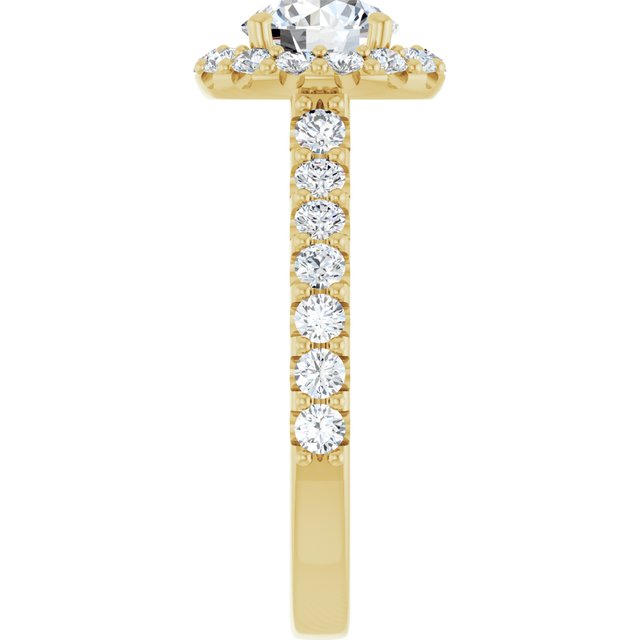 Halo-Style Engagement Ring
