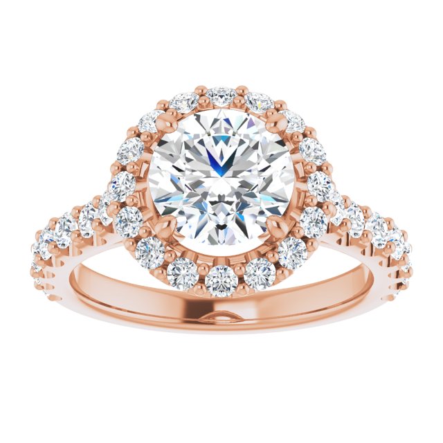 Halo-Style Engagement Ring