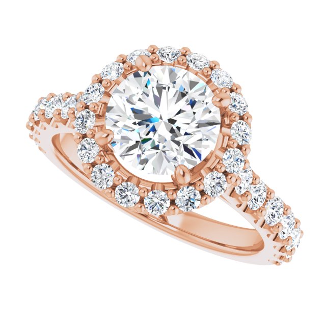 Halo-Style Engagement Ring