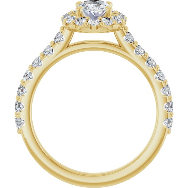 Halo-Style Engagement Ring