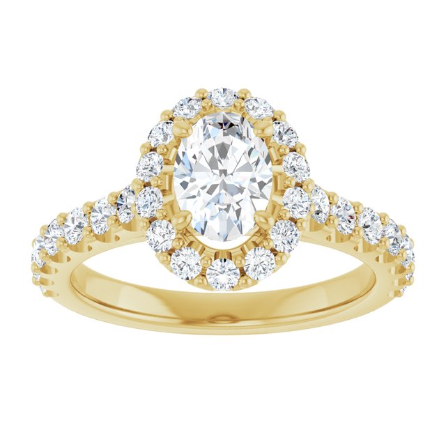 Halo-Style Engagement Ring