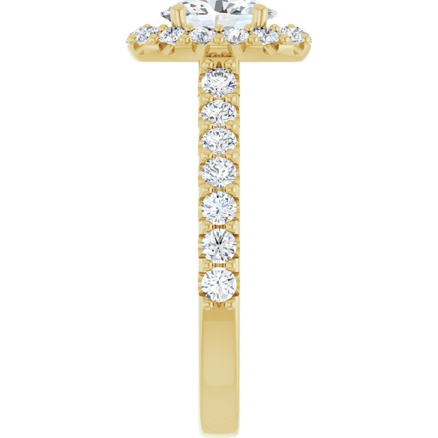 Halo-Style Engagement Ring