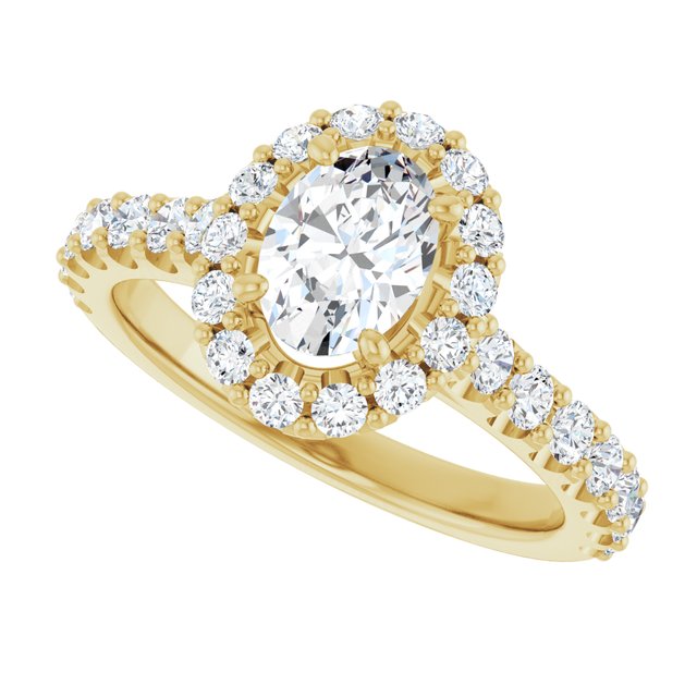 Halo-Style Engagement Ring