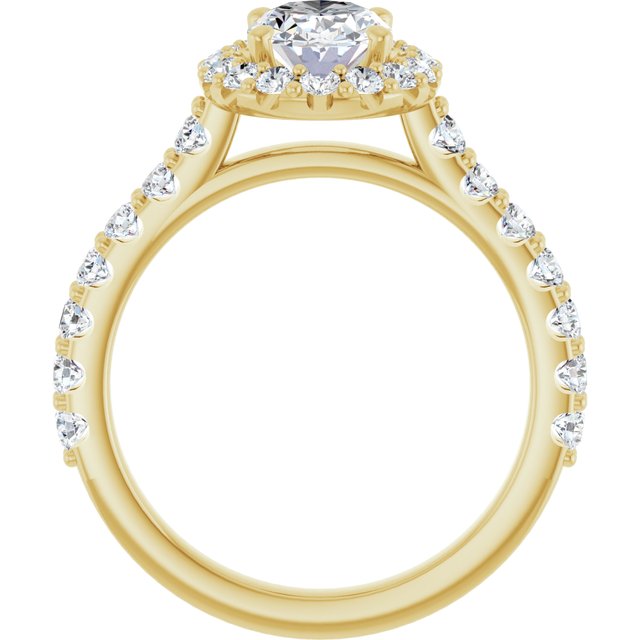 Halo-Style Engagement Ring