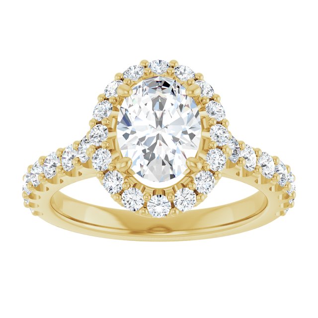 Halo-Style Engagement Ring