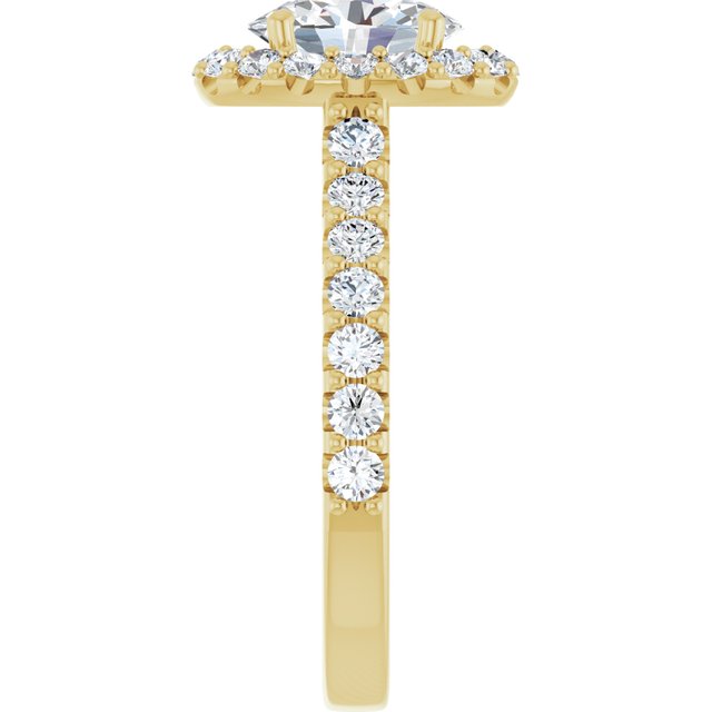 Halo-Style Engagement Ring
