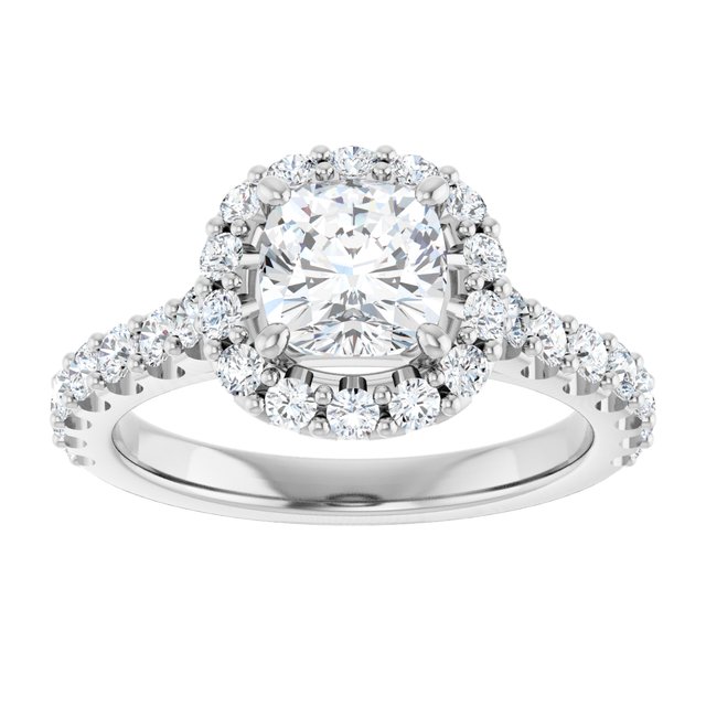 Halo-Style Engagement Ring