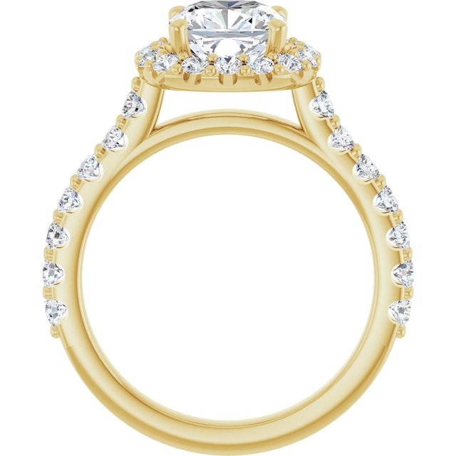 Halo-Style Engagement Ring