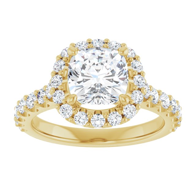 Halo-Style Engagement Ring