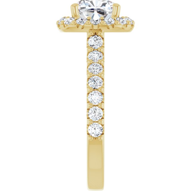 Halo-Style Engagement Ring