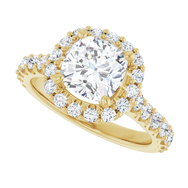 Halo-Style Engagement Ring