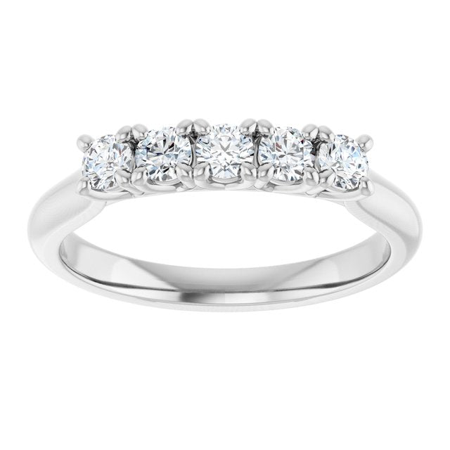 Five-Stone Anniversary Band