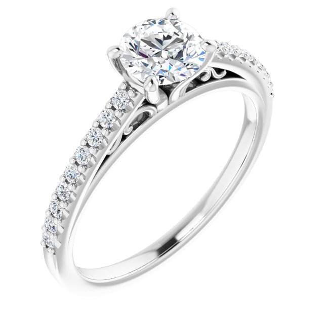 Cathedral-Style Engagement Ring