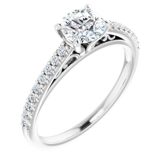 Cathedral-Style Engagement Ring