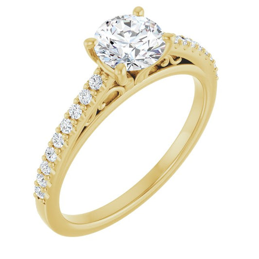 Cathedral-Style Engagement Ring